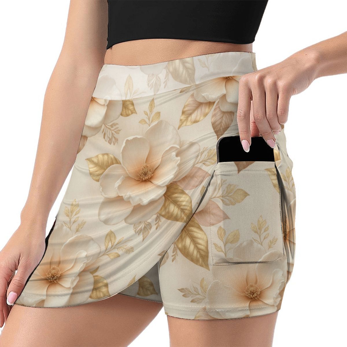ALine Skort With Pocket 04magnoliechampagneaop