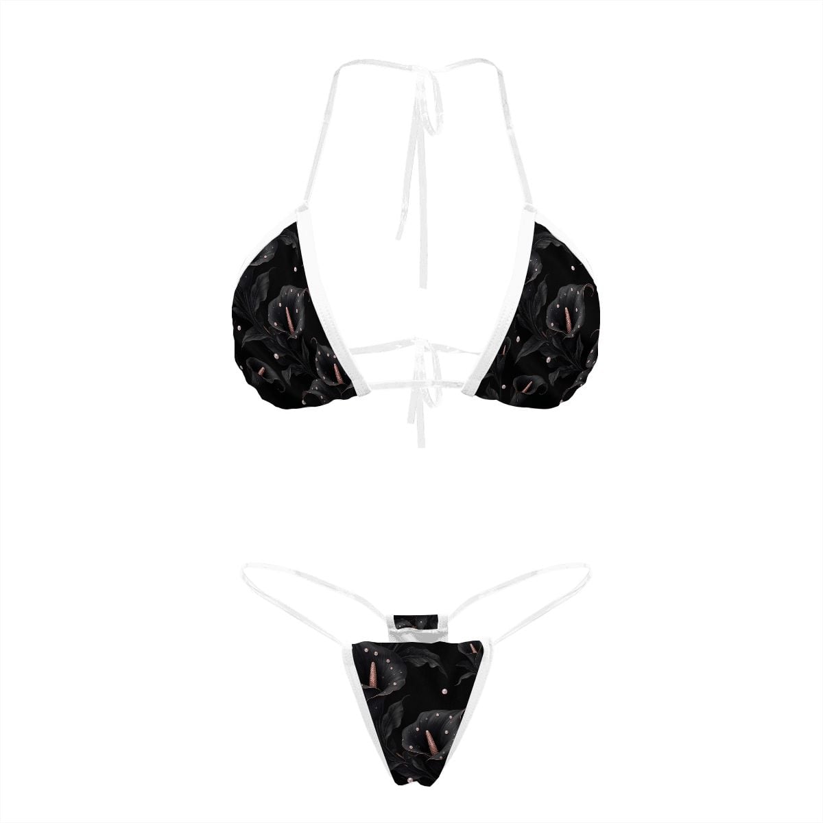 Bikini with Transparent Straps Customized Services 05kalienoiraop