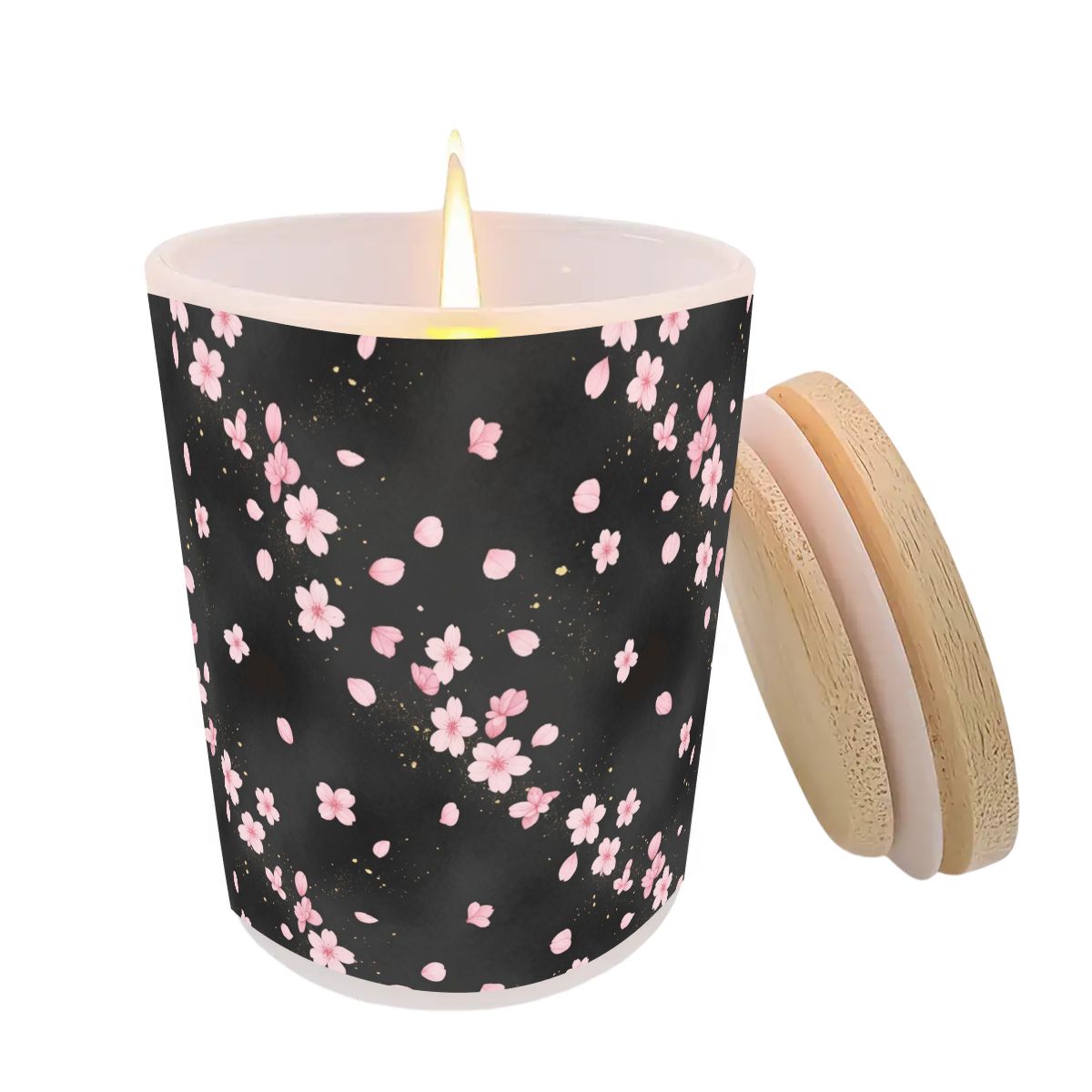 Frosted Jar Scented Candle with Lid (6oz)
