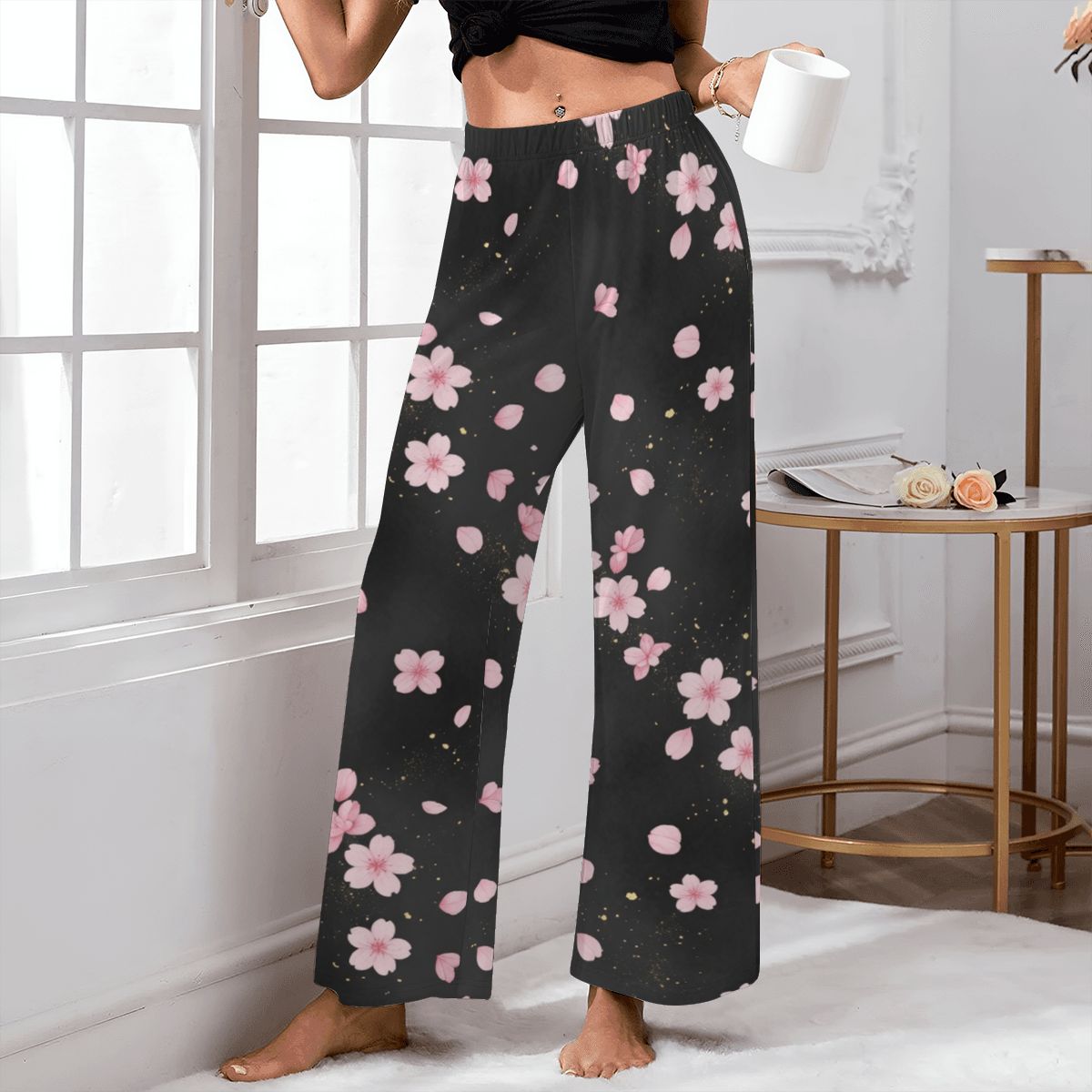 Women's Pajama Pants (Made in USA) 06sakuradustaop