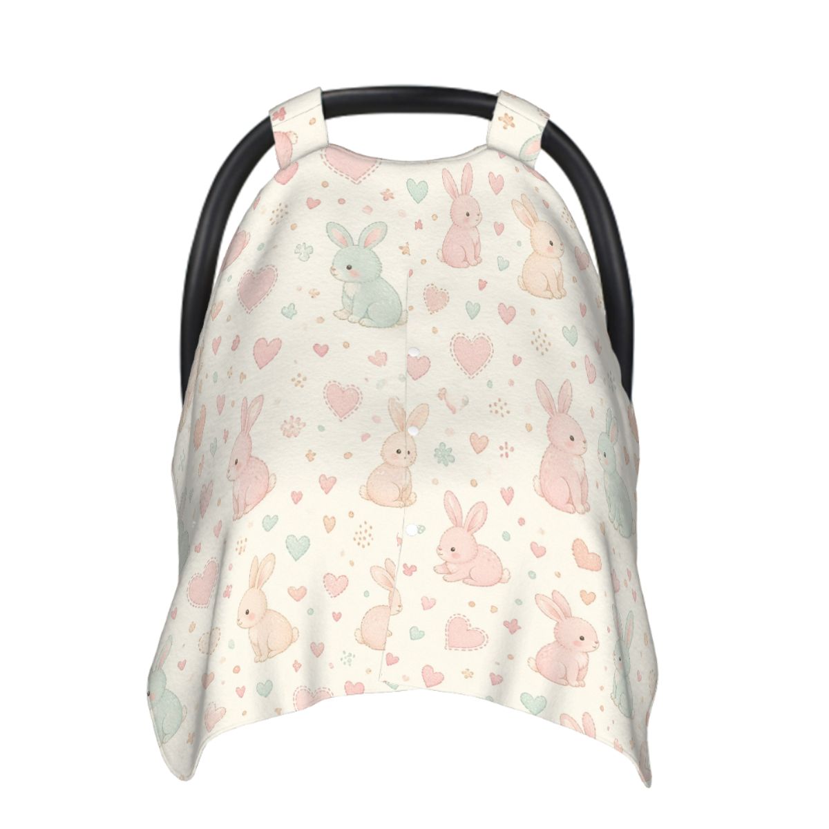 Baby Car Seat Cover kroliczkiserca