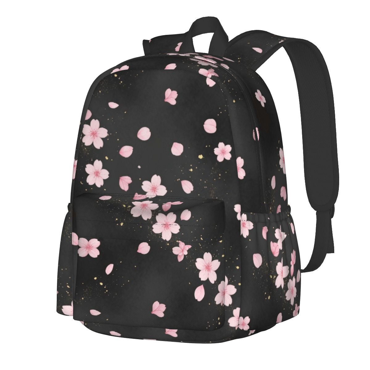 Large Capacity Oxford Backpack with Cloth Side Pockets 06sakuradustaop