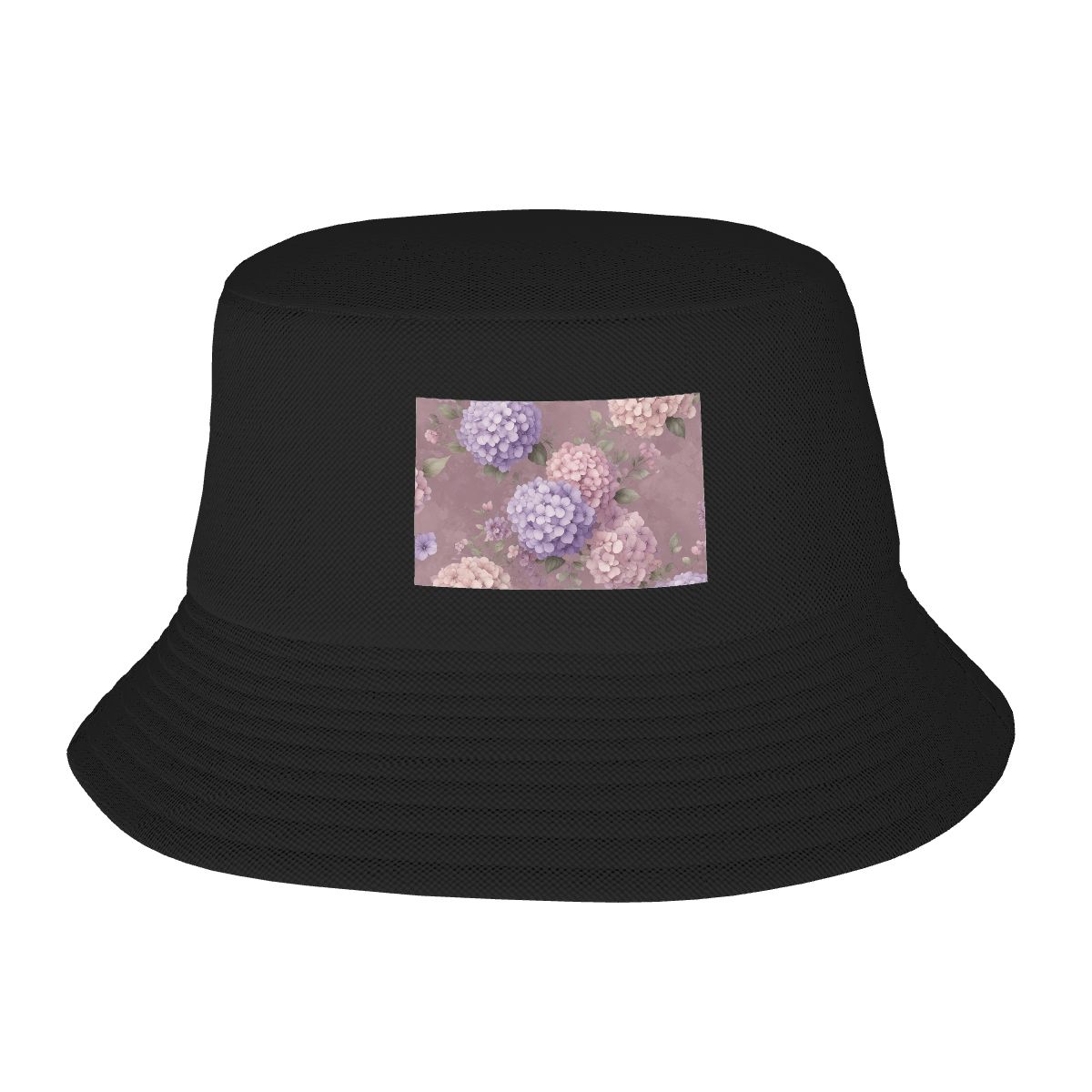 Double Layer Bucket Hat (Area Pattern) 08hortensjelawendaaop
