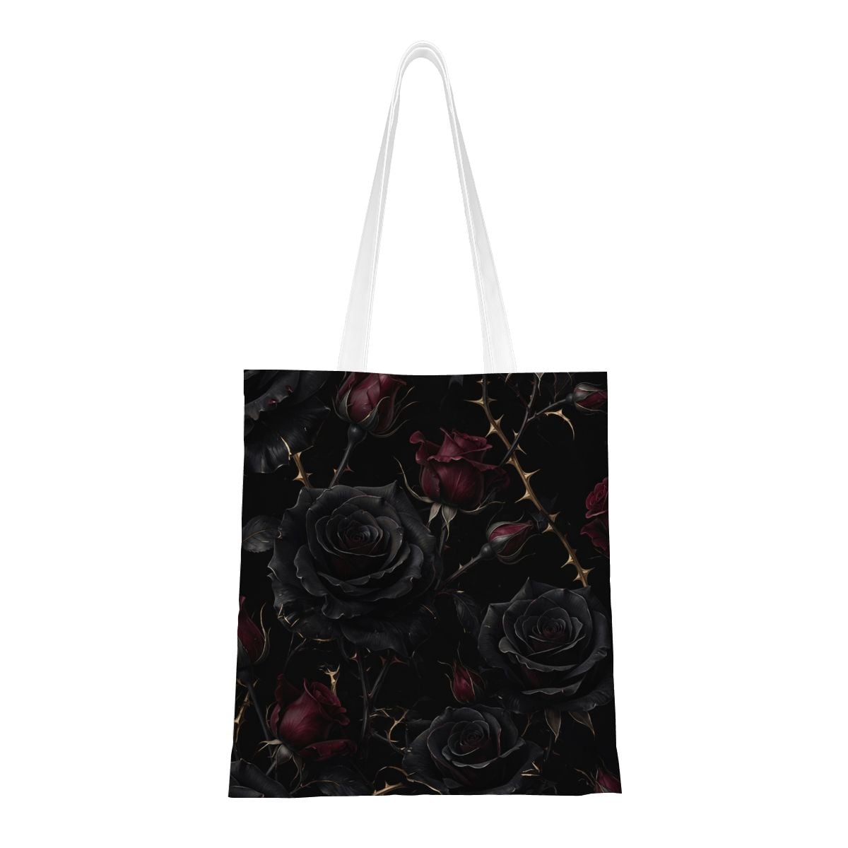 Canvas Tote Bag 09noirroseaopbezfald