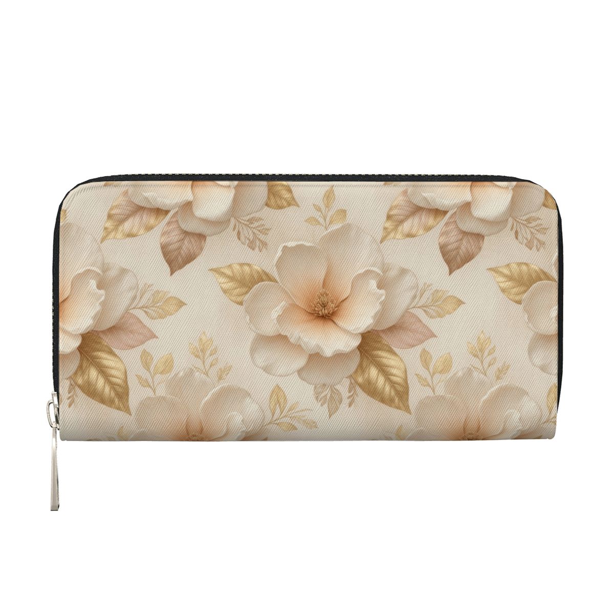 Long Leather Clutch Wallet 04magnoliechampagneaop