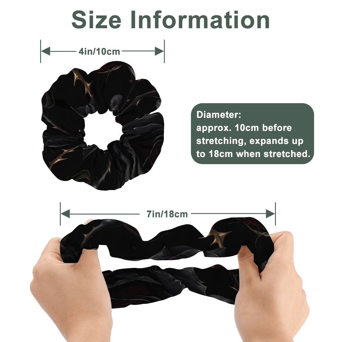 6Pack Hair Scrunchies