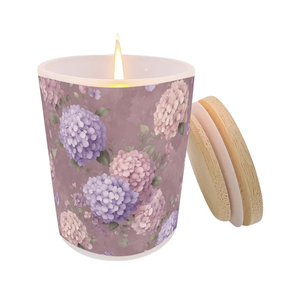 Frosted Jar Scented Candle with Lid (6oz)