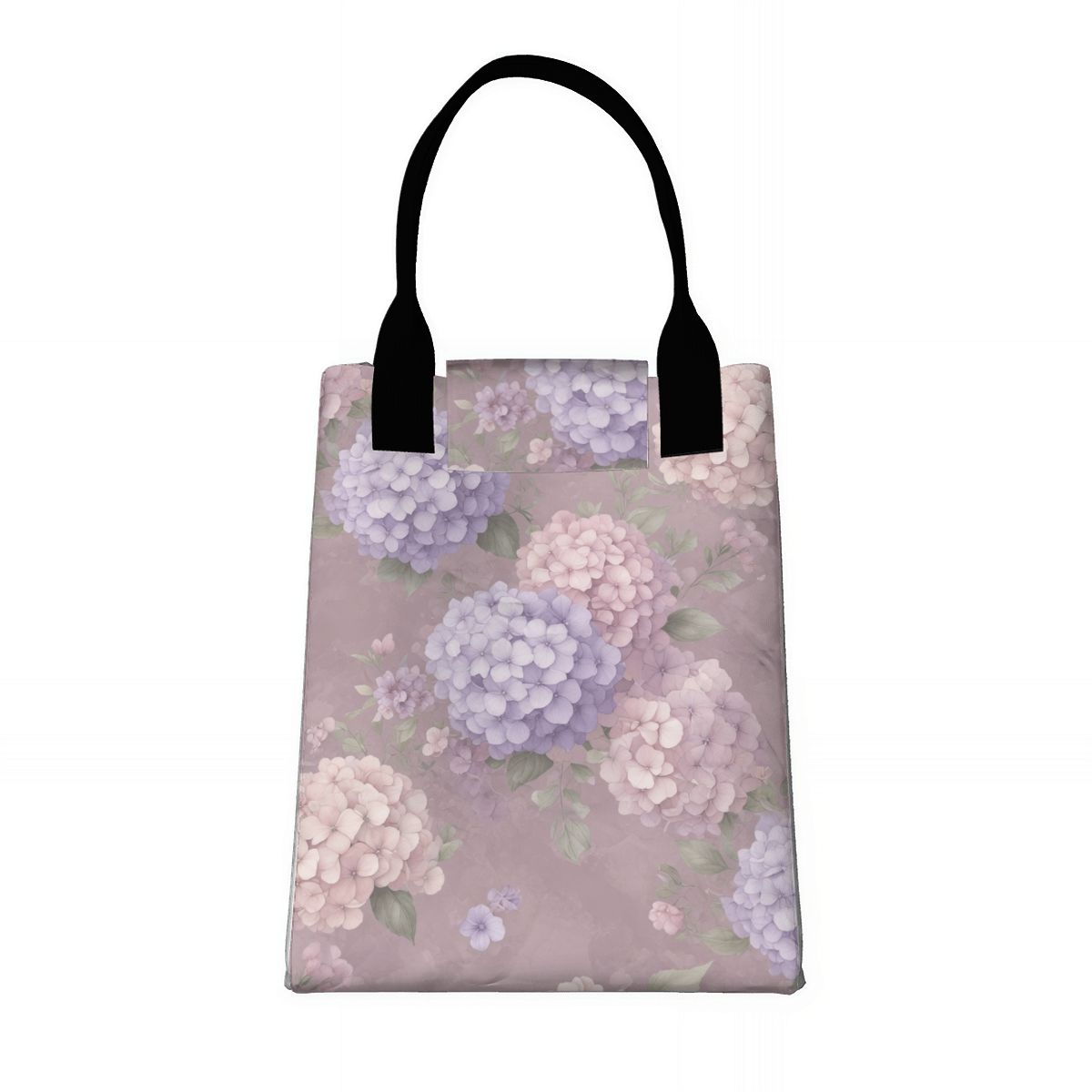 Tyvek Insulated Lunch Bag Reusable 08hortensjelawendaaop