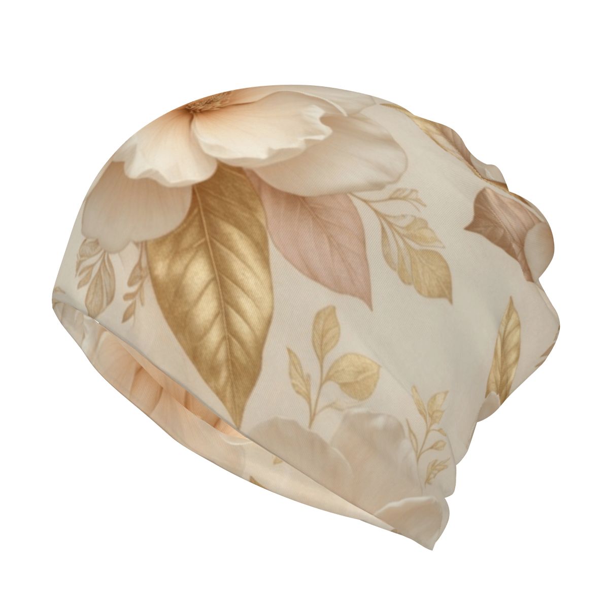 Ponytail Beanie Hat Convertible Neck Gaiter 04magnoliechampagneaop