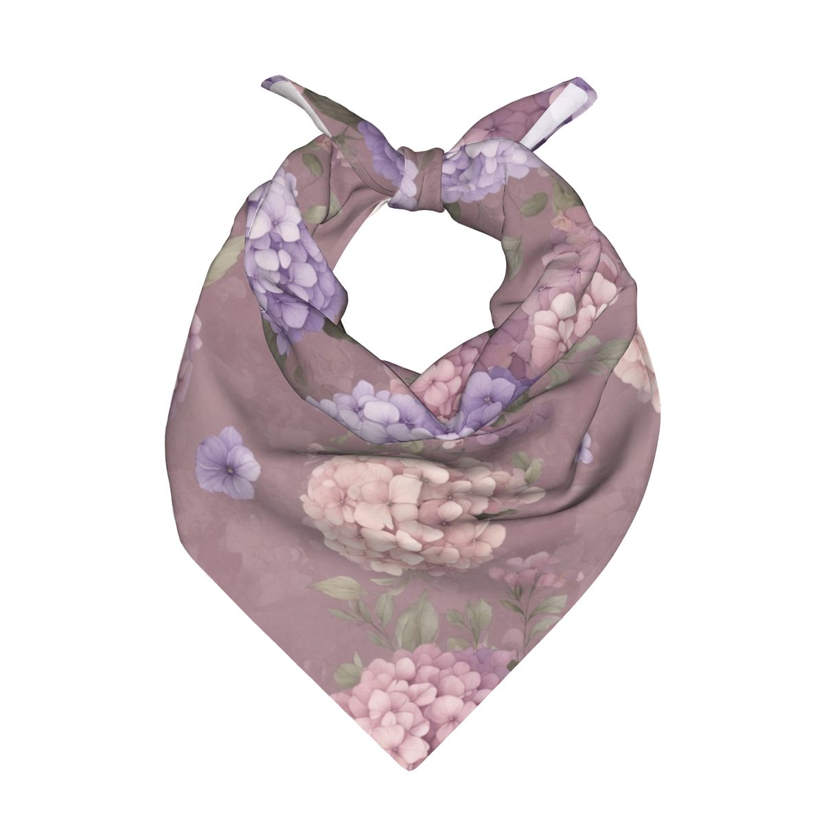 Silky Satin Bandana 08hortensjelawendaaop