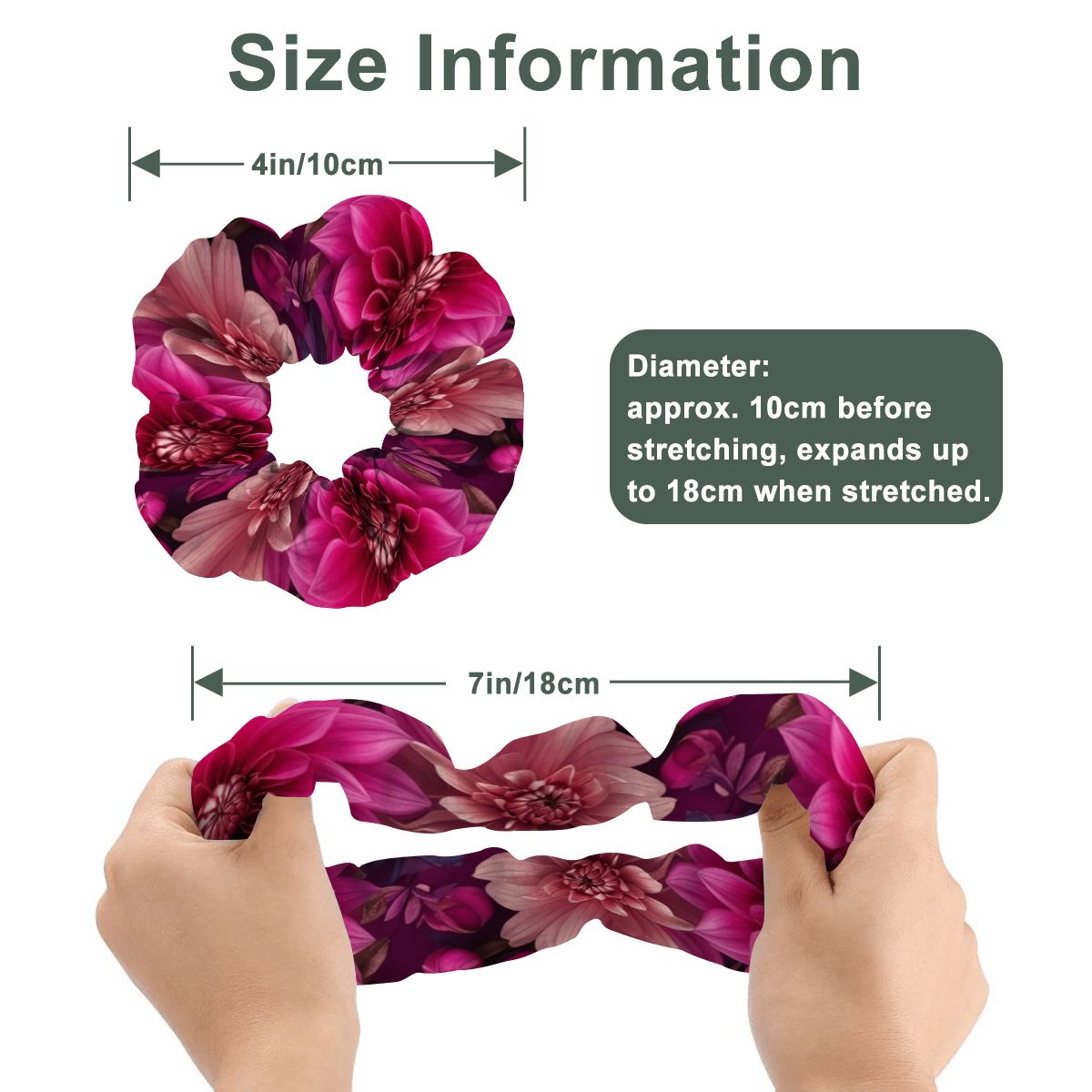 6Pack Hair Scrunchies