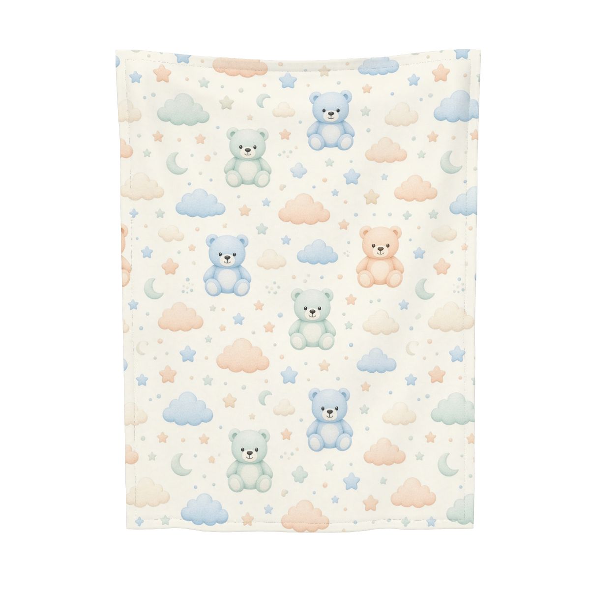 Super Soft Plush Baby Blanket misiechmurki