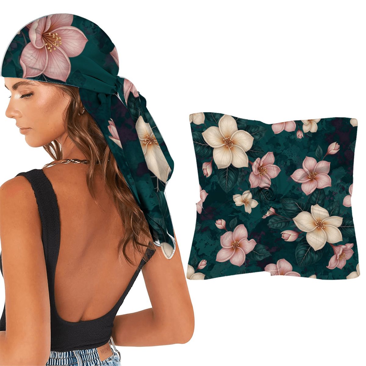 Square Bandana 10plumeriatropikaop