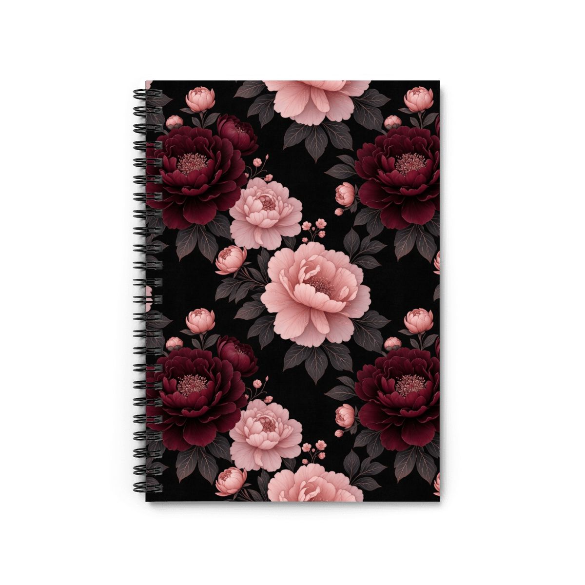 Spiral Notebook 01peoniegardenaop