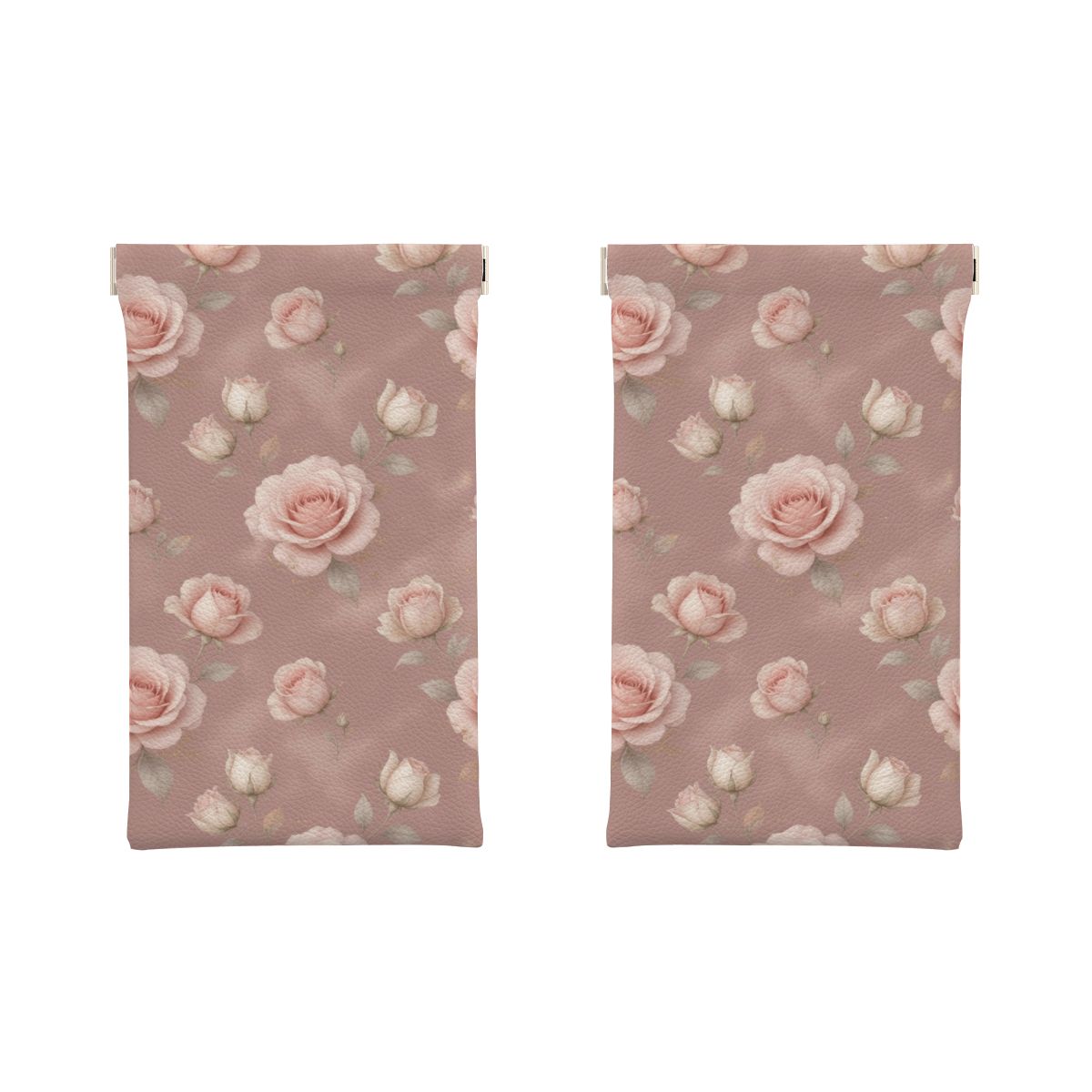 Squeeze Top Leather Glasses Case 02rozeblushaop