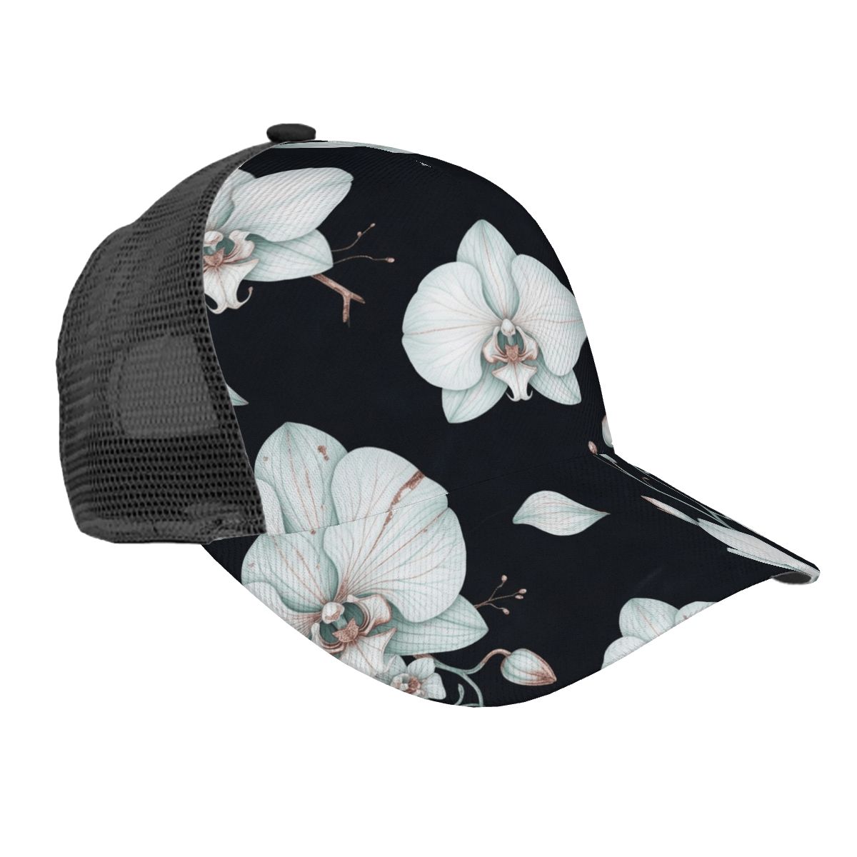 Mesh Baseball Cap (Full Pattern) 03orchideenocaop