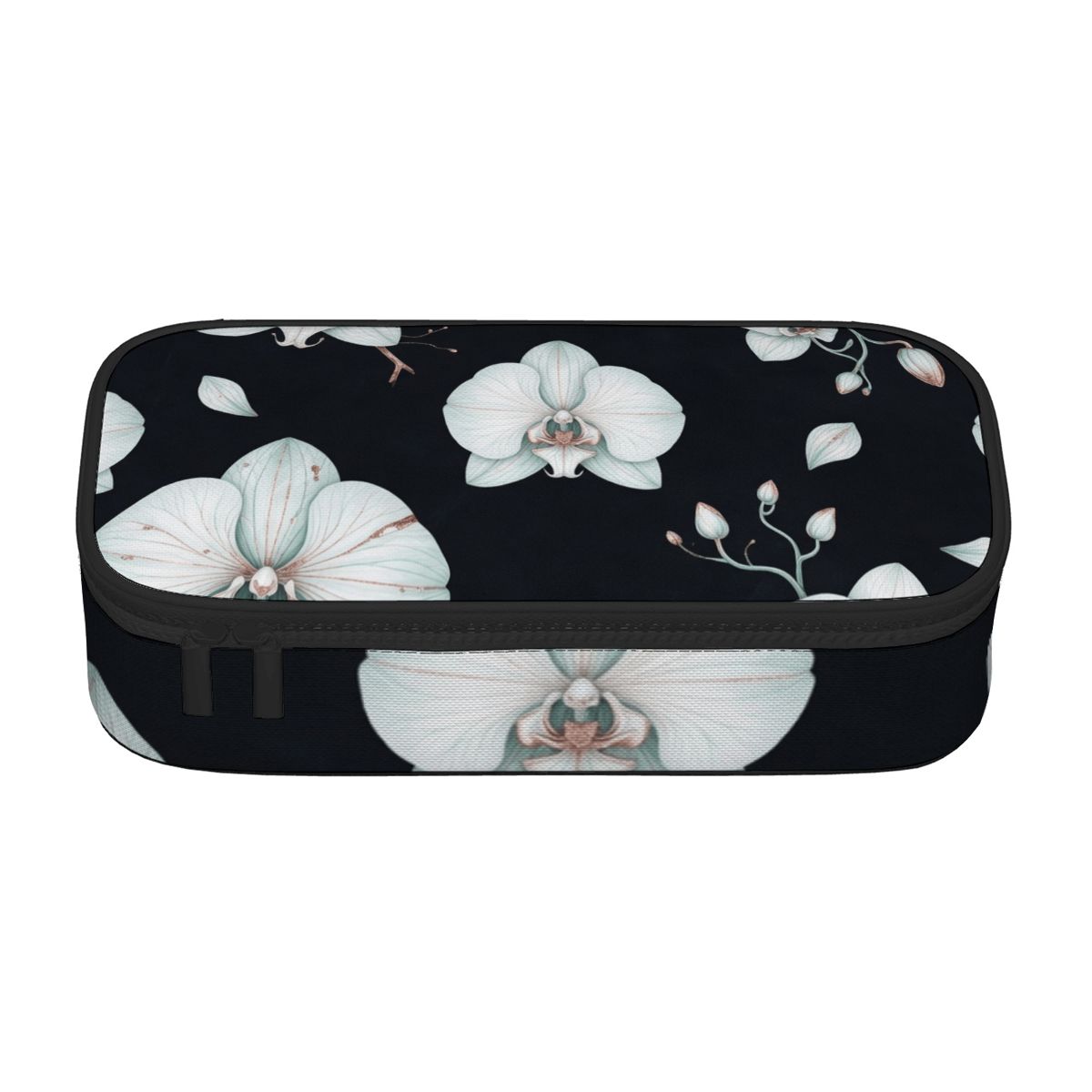Oxford Cloth Large Capacity Pencil Case 03orchideenocaop