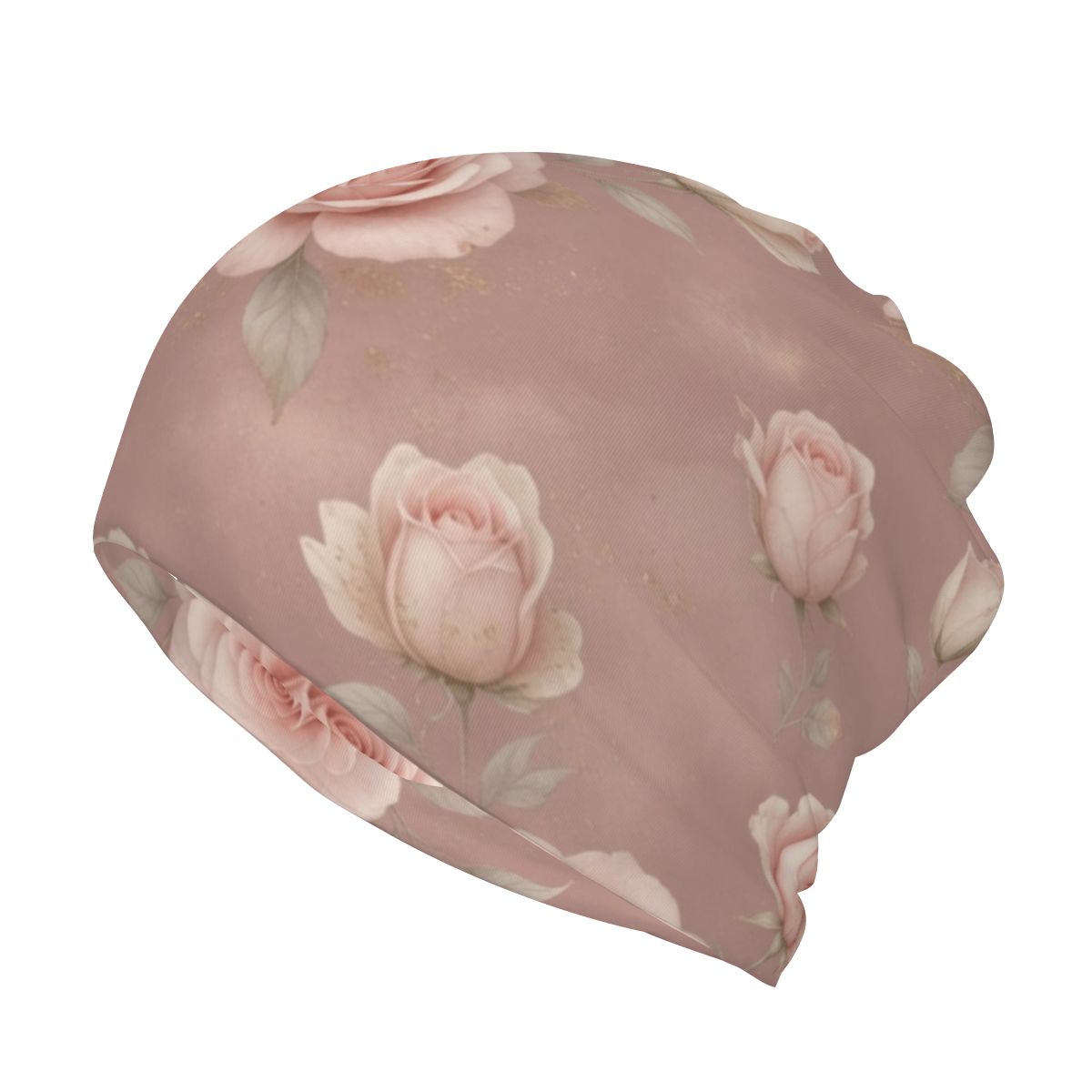 Ponytail Beanie Hat Convertible Neck Gaiter 02rozeblushaop