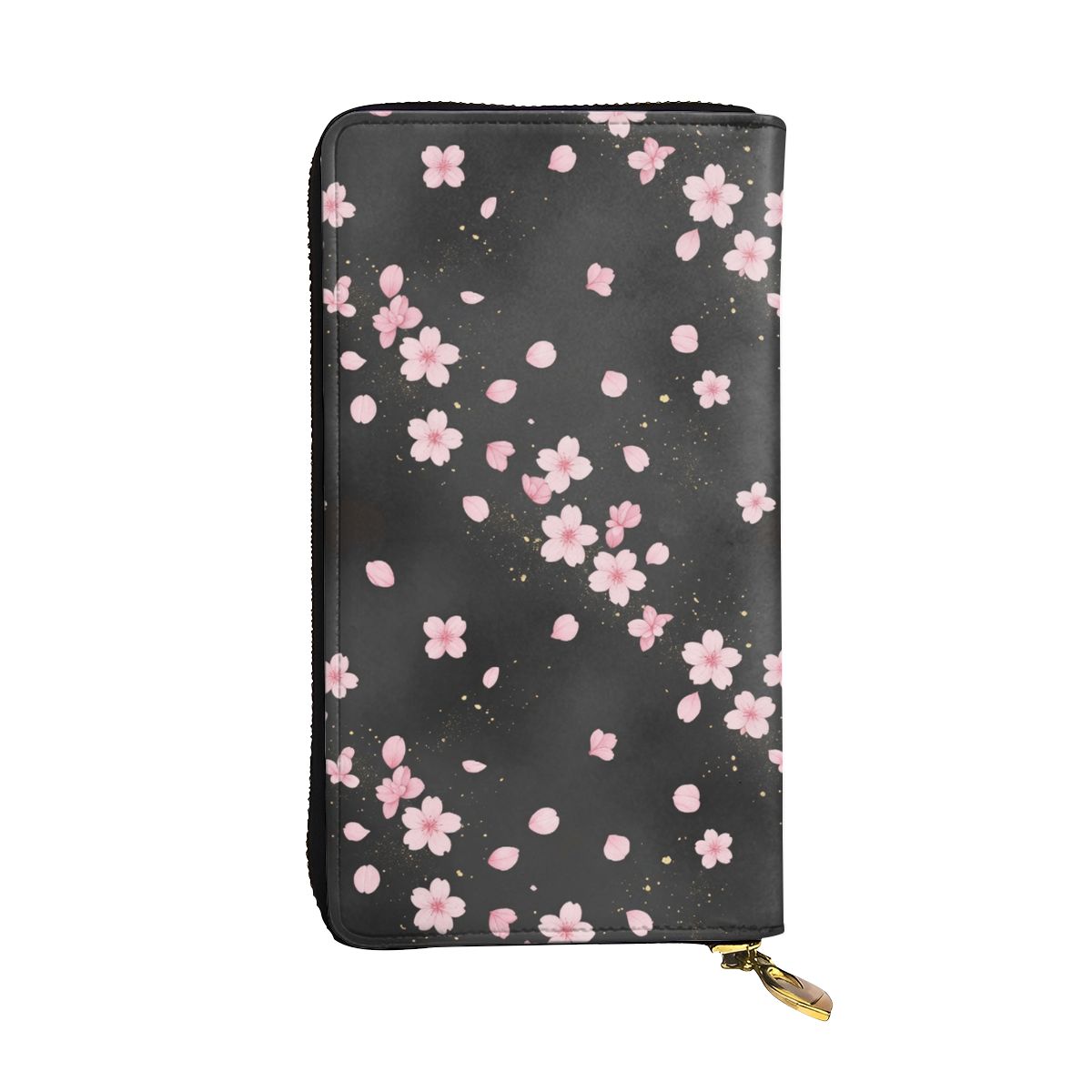 Vertical Leather Long Clutch Wallet 06sakuradustaop
