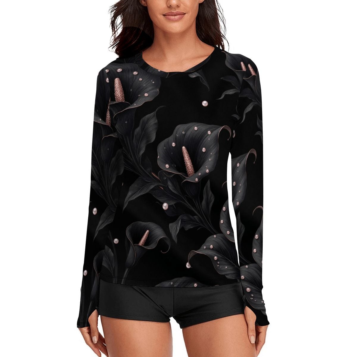 Women's LongSleeve Sun Shirts 05kalienoiraop