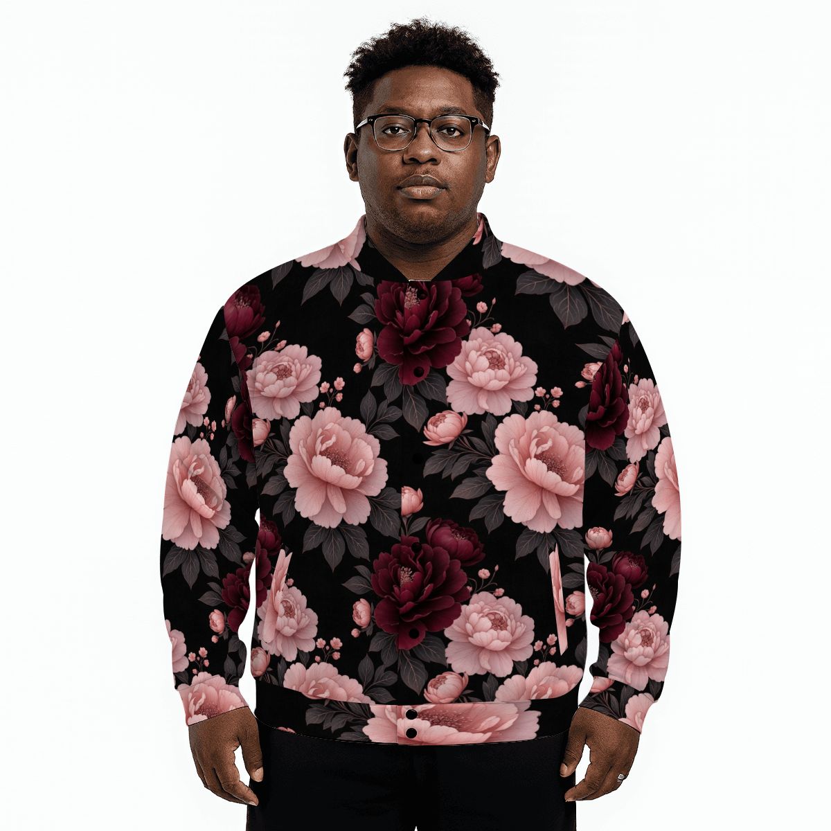 Buttonup Baseball Jacket 01peoniegardenaop