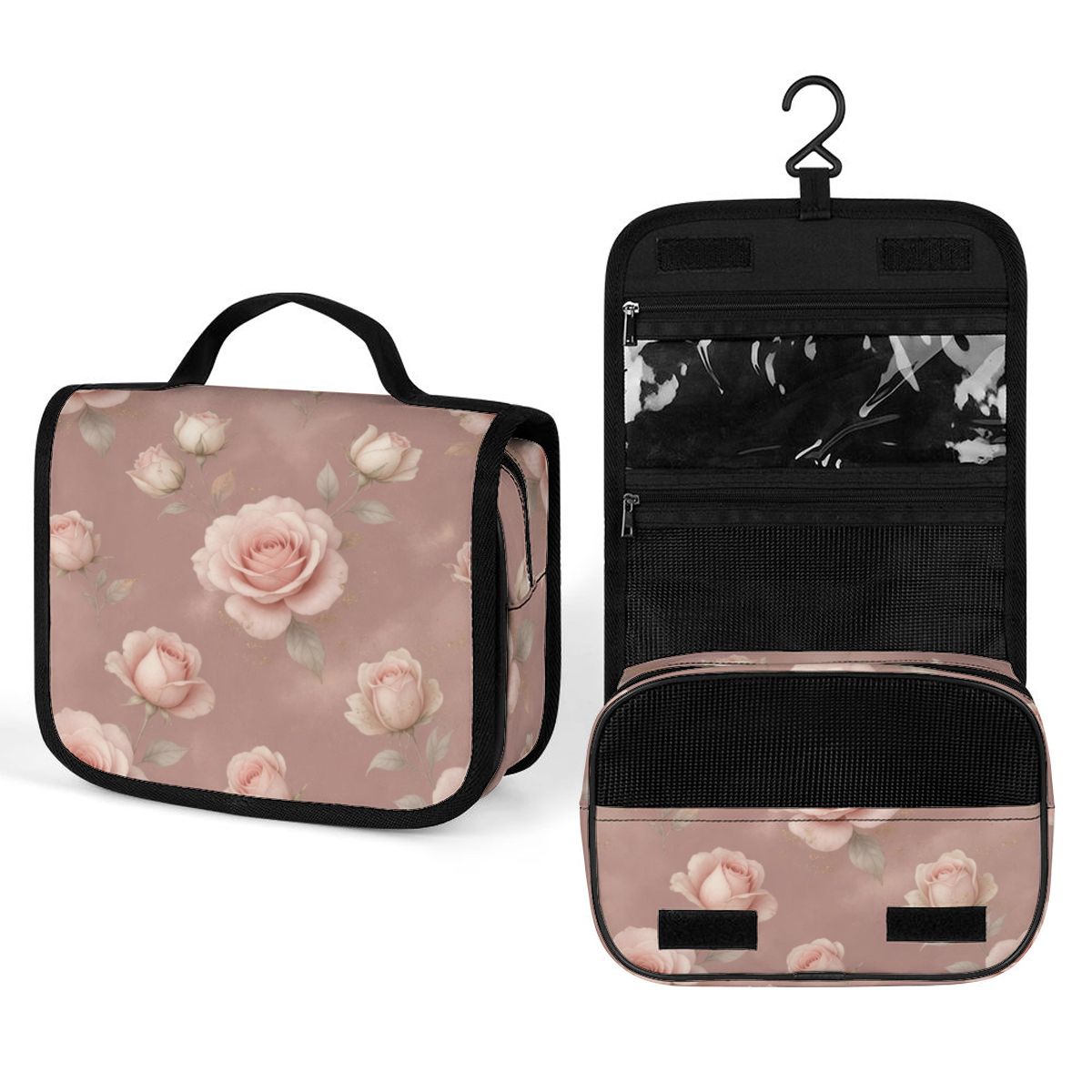 Travel Toiletry Bag 02rozeblushaop