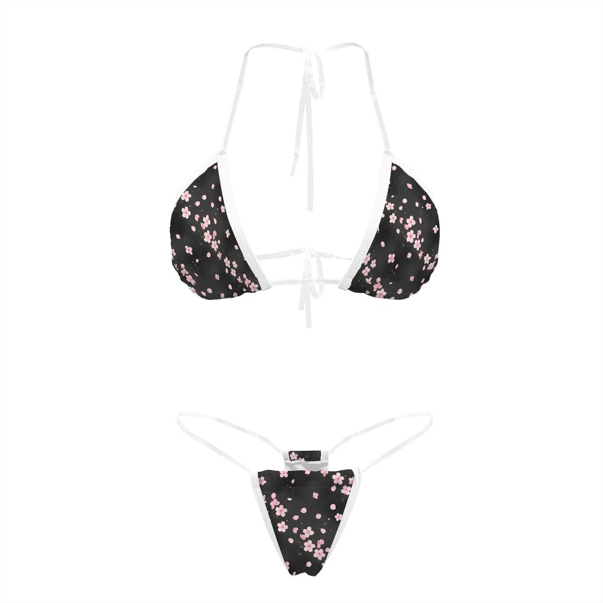 Bikini with Transparent Straps Customized Services 06sakuradustaop