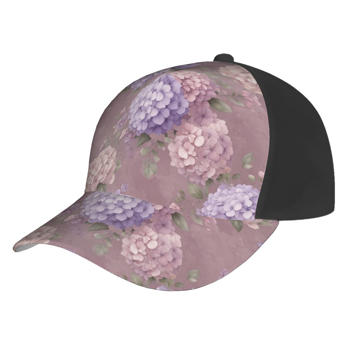 Baseball Cap (Single Design) 08hortensjelawendaaop