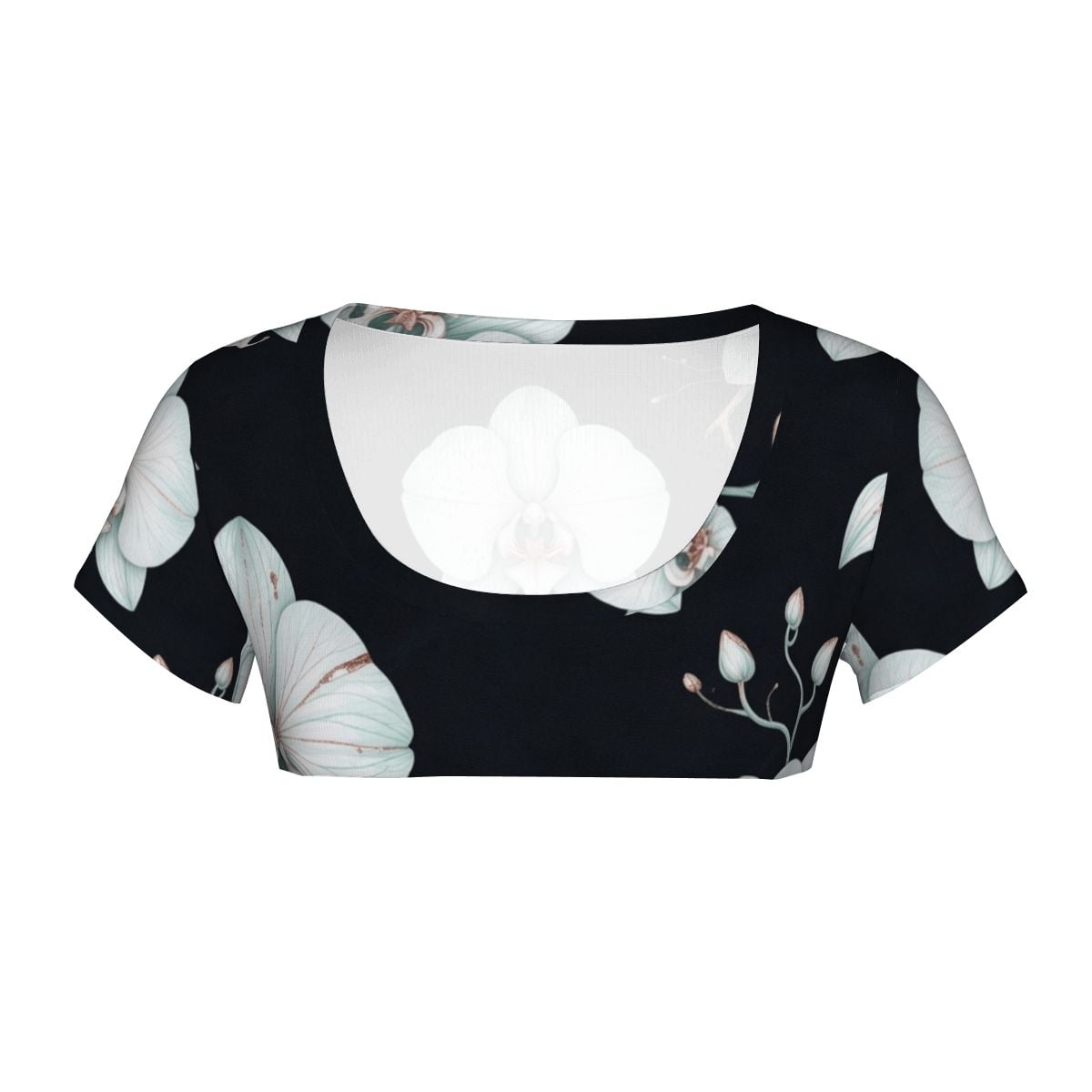 Women's Sexy Short Sleeve TShirt 03orchideenocaop