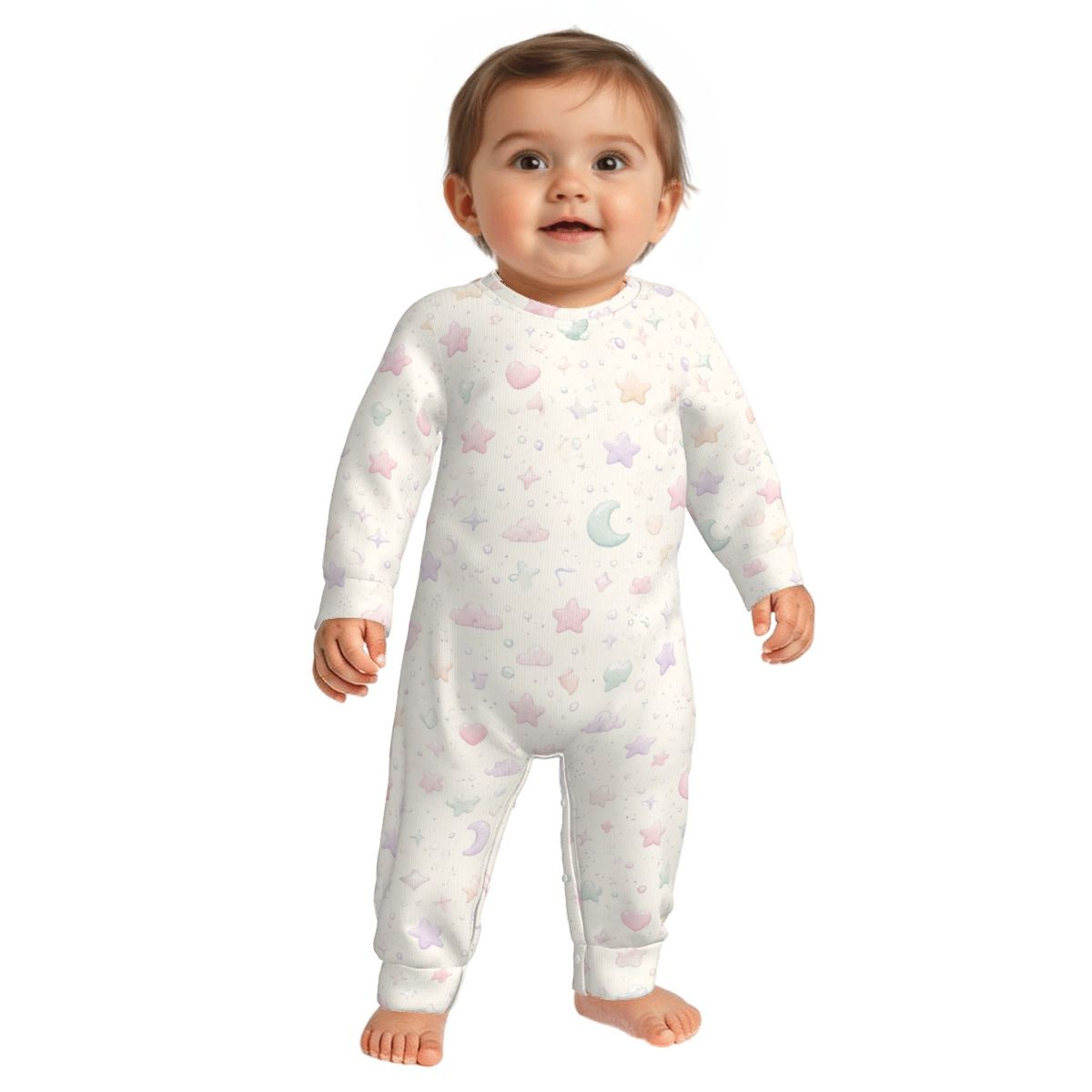 Newborn Baby Long Sleeve Onesies gwiazdkimikro