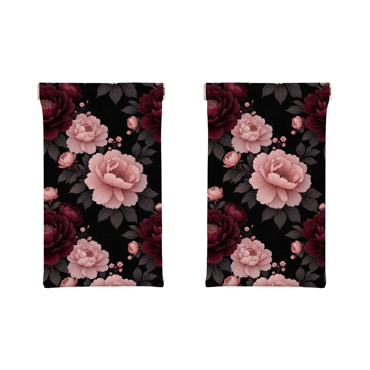 Squeeze Top Leather Glasses Case 01peoniegardenaop