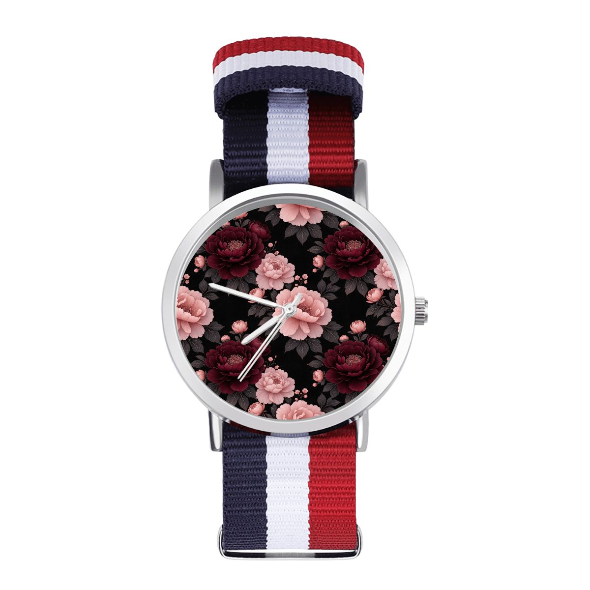No Scale Watch With Woven Watch Band