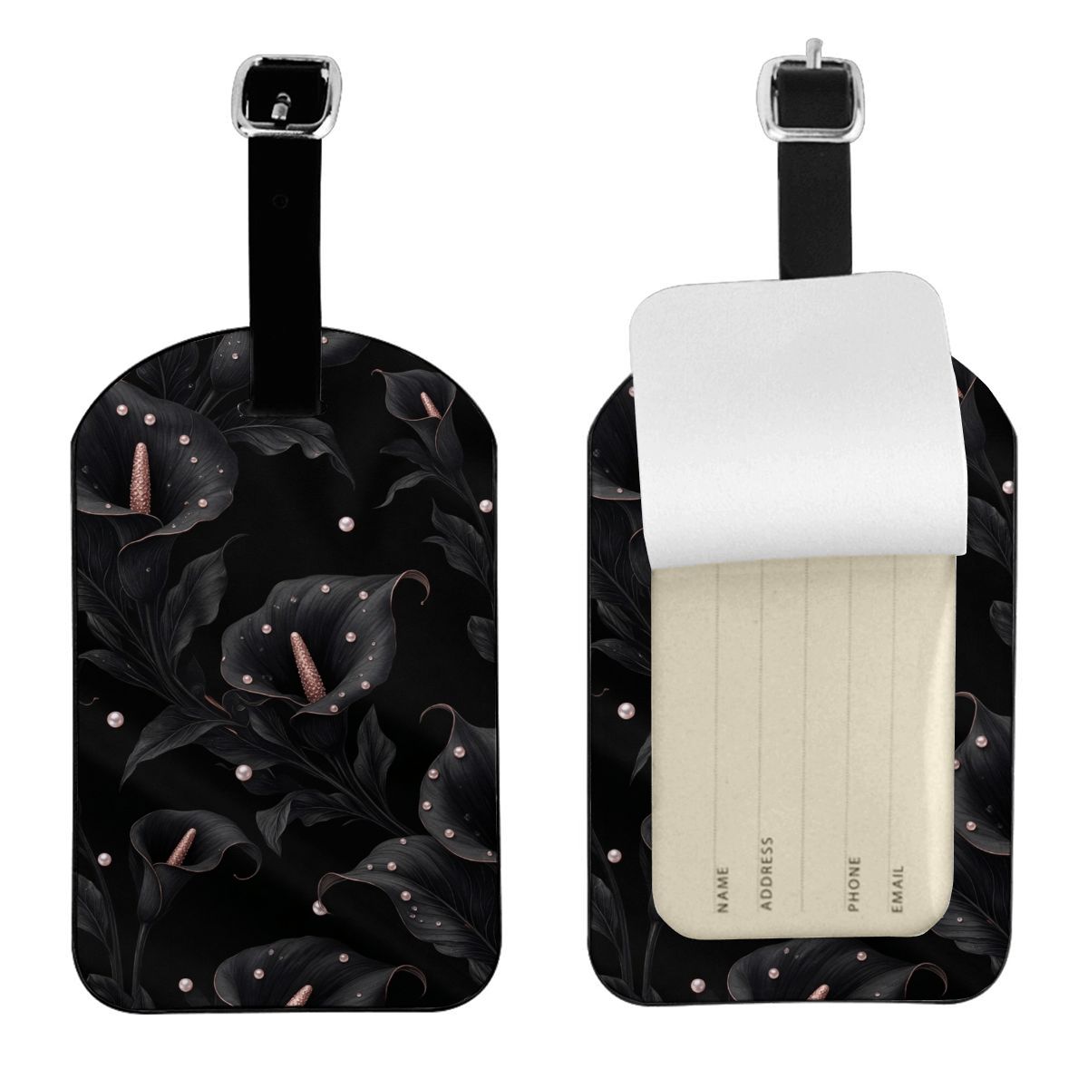 PU Leather Luggage Tag 05kalienoiraop