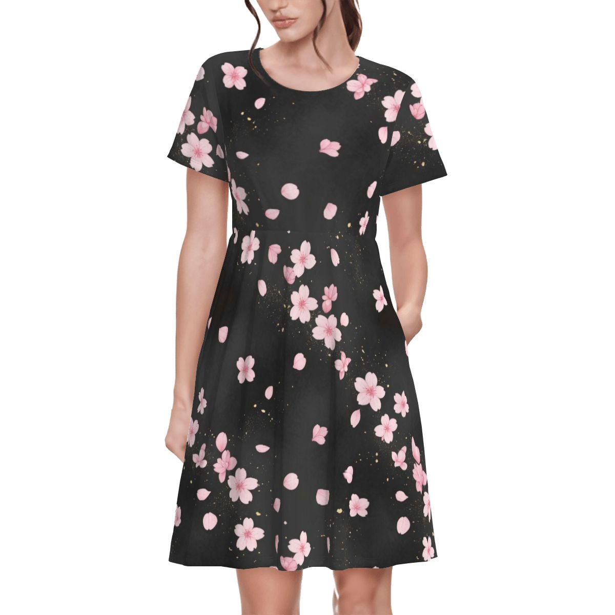 Women's TShirt Dress 06sakuradustaop