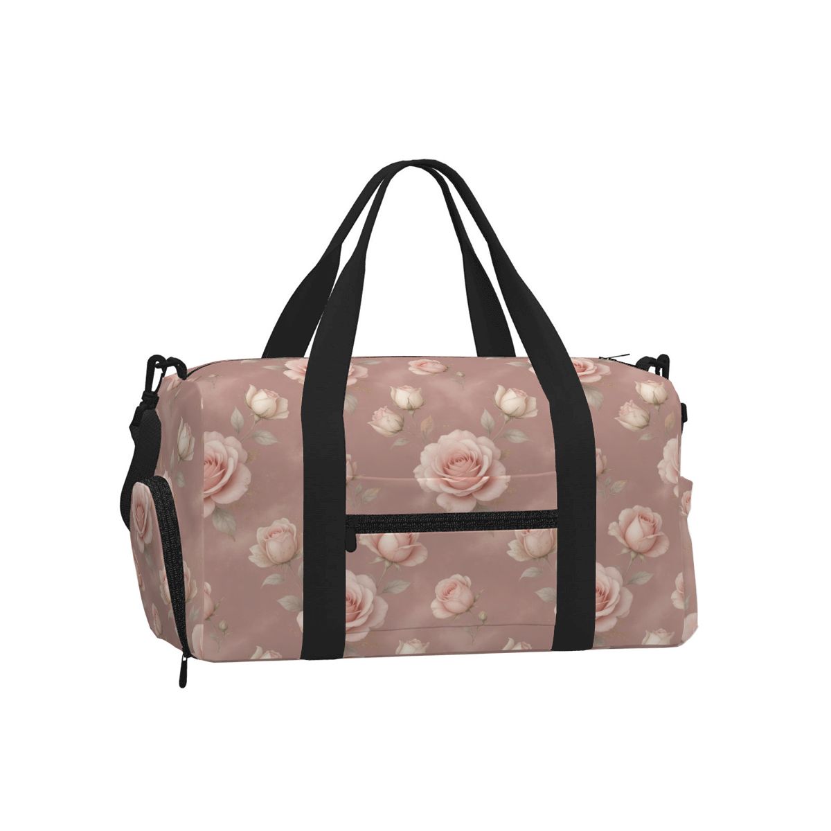 Gym Bag with Shoe Compartment 02rozeblushaop