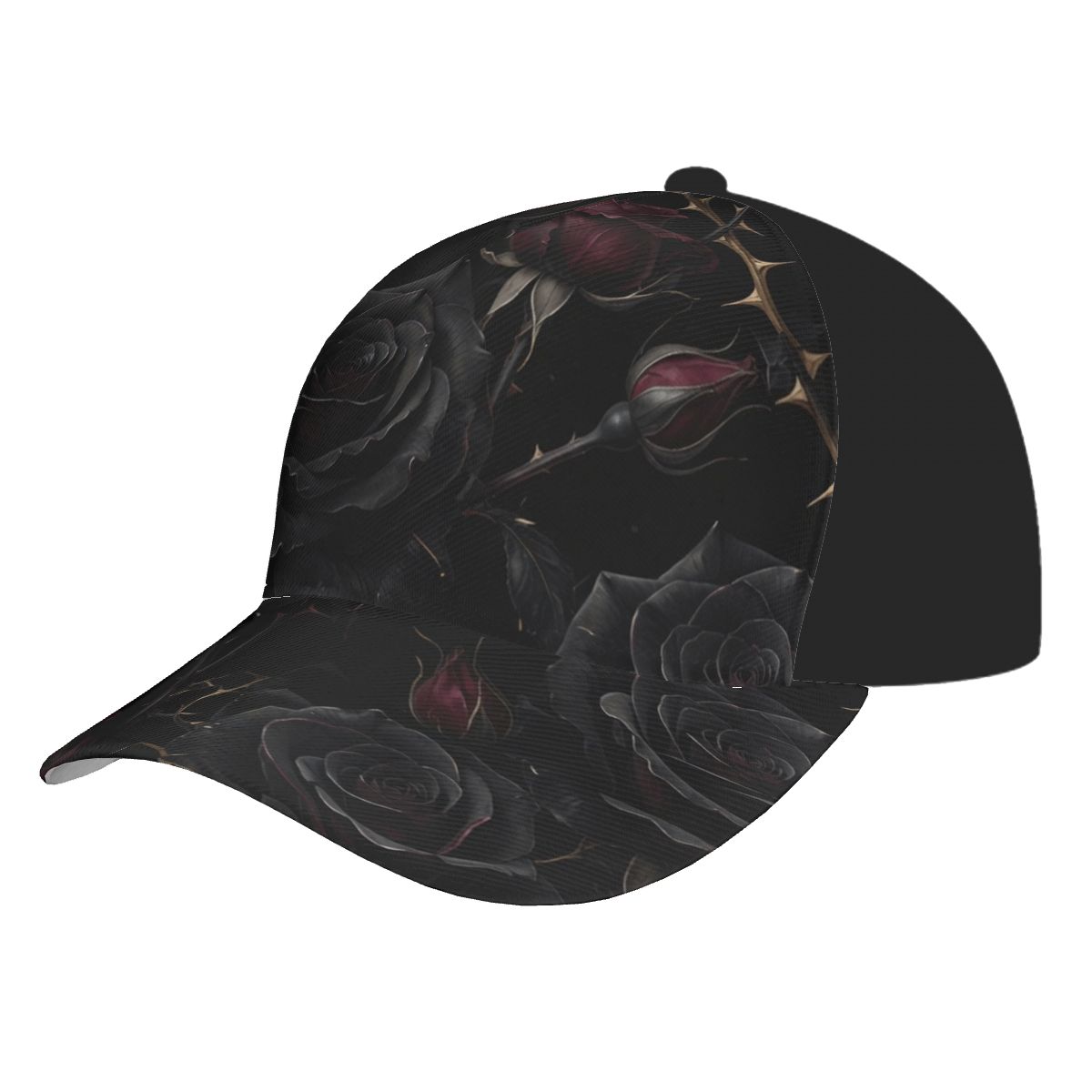 Baseball Cap (Whole Design) 09noirroseaopbezfald