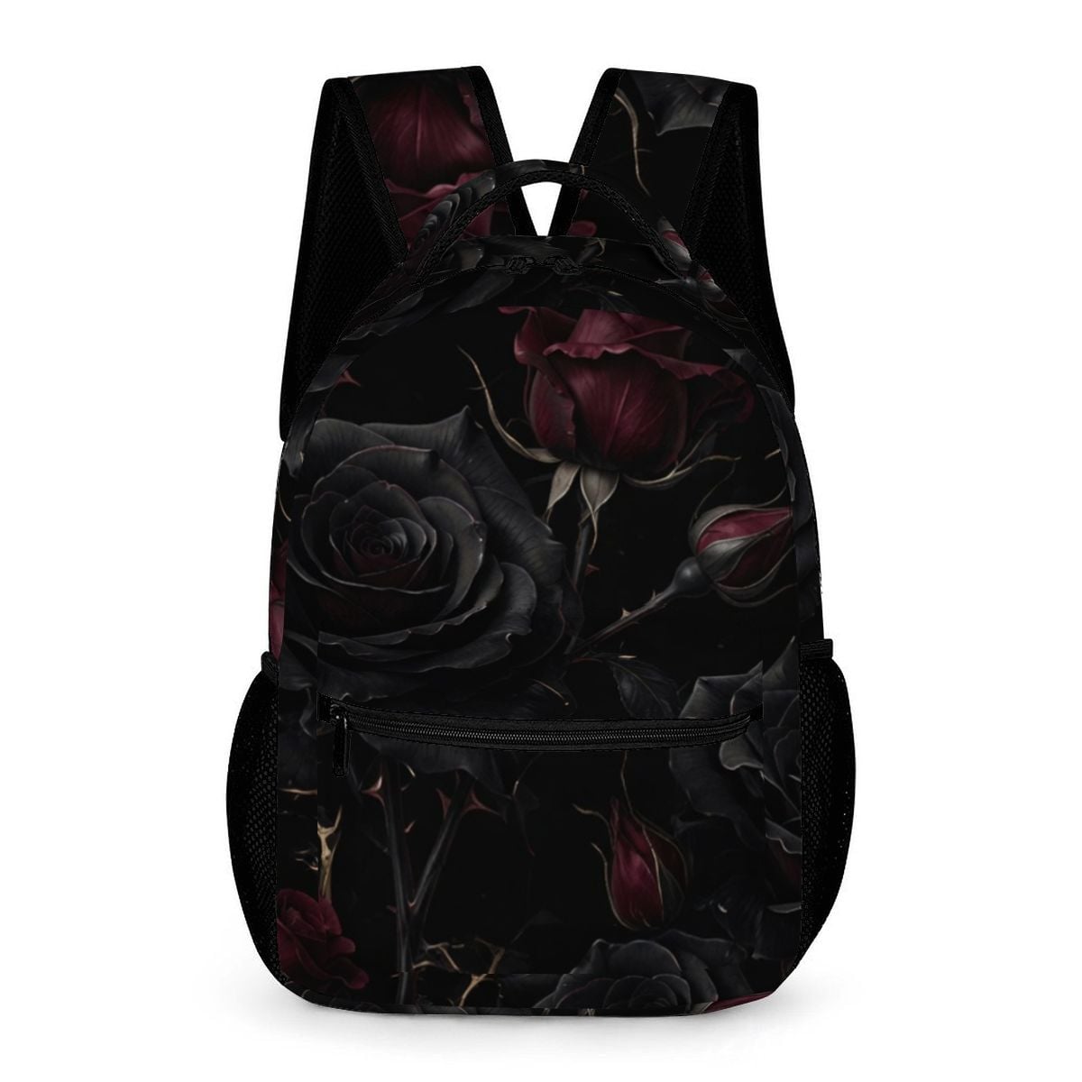 Large Twill Cloth Backpack 09noirroseaopbezfald