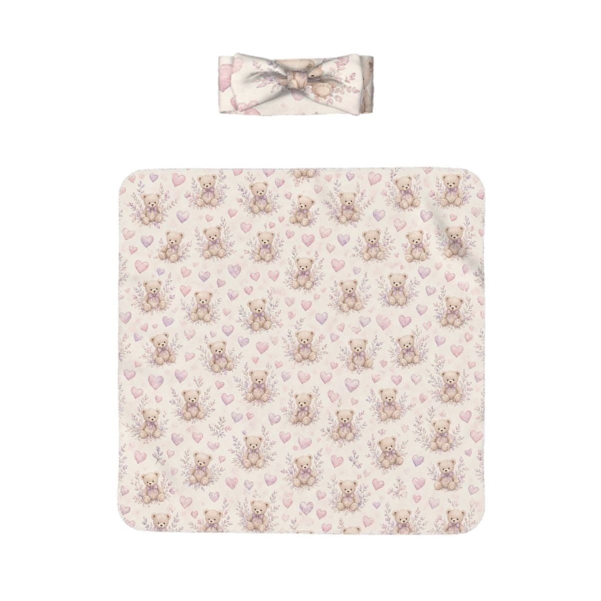Baby Headbands  Swaddle Blanket Set misielawendaaop
