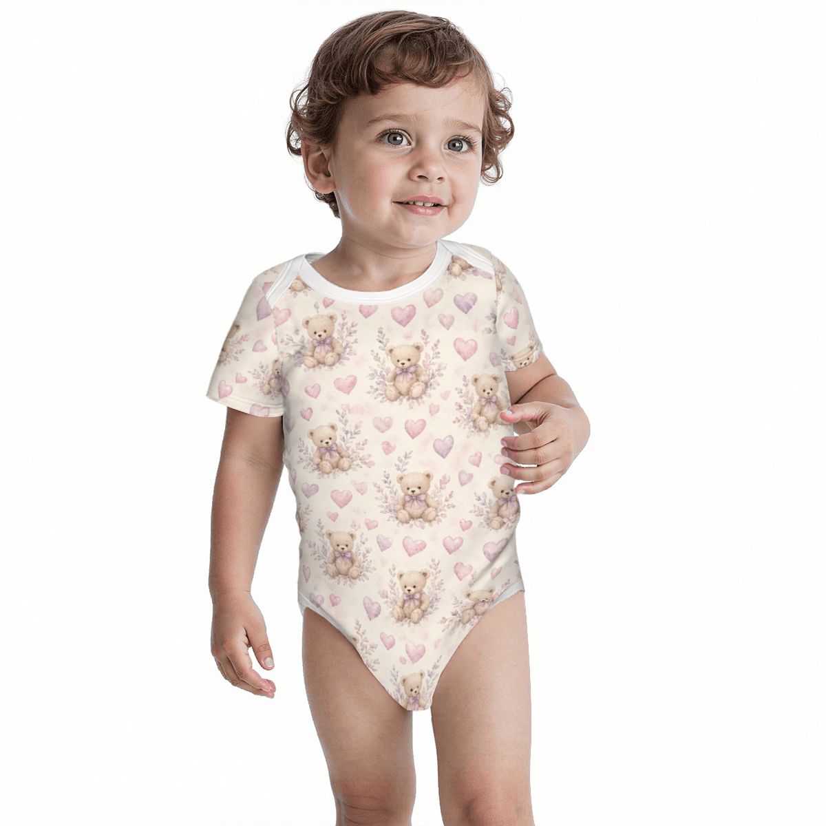 Baby Cotton Short Sleeve Onesies misielawendaaop