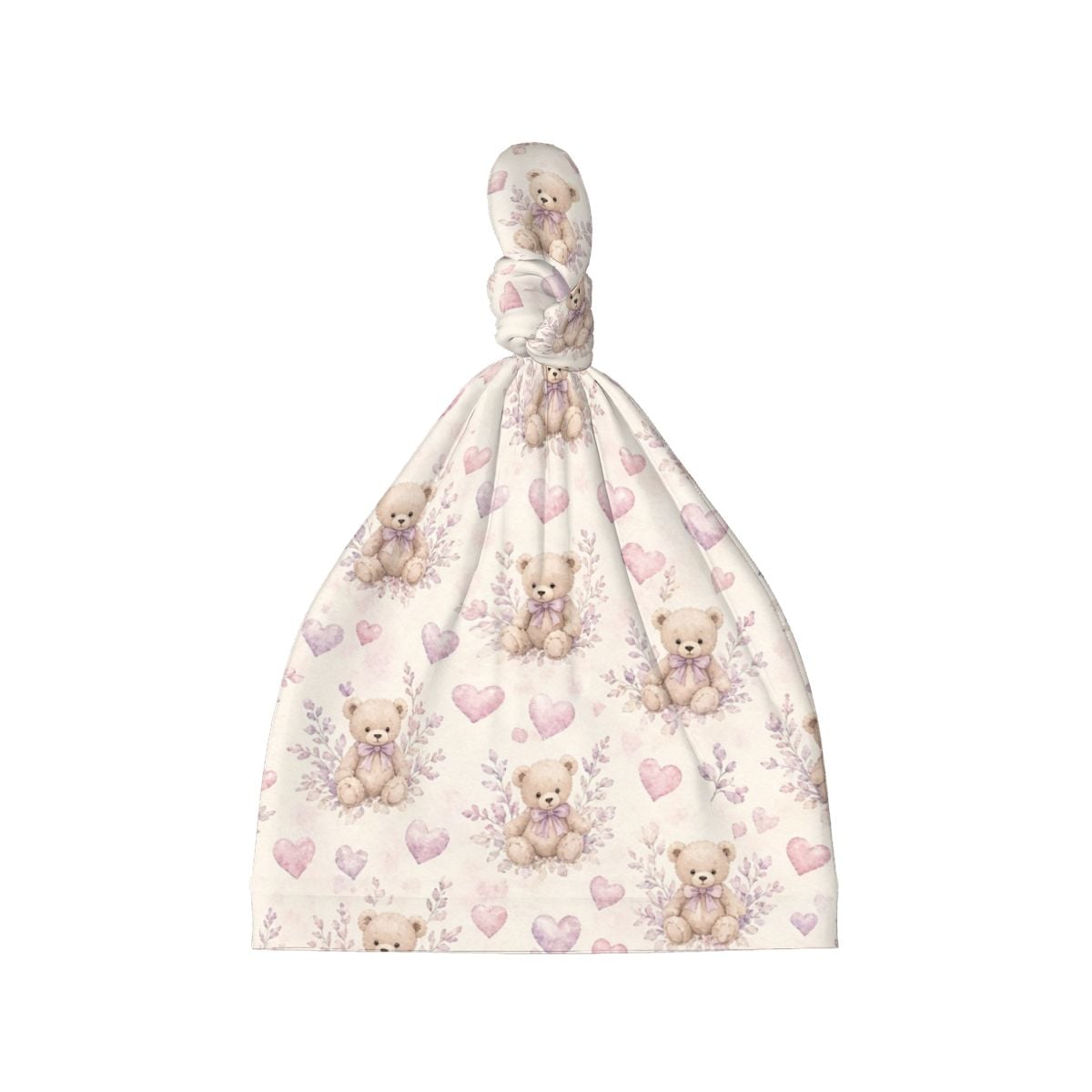 Baby Beanie Top Knot misielawendaaop