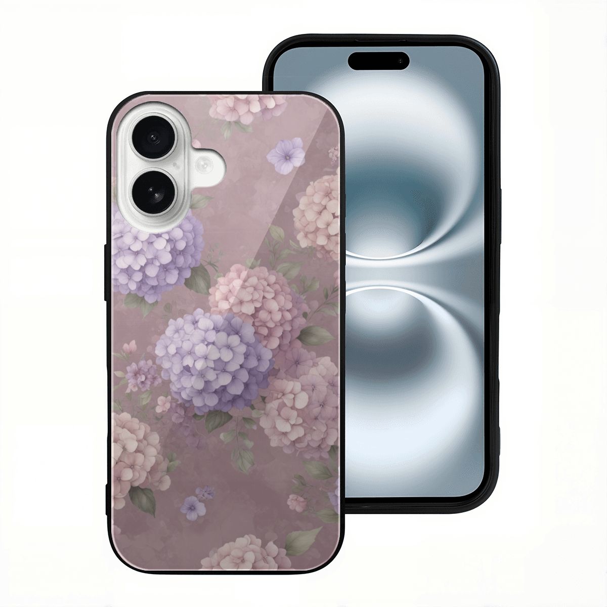 Hortensje Lawenda Ao — Phone case
