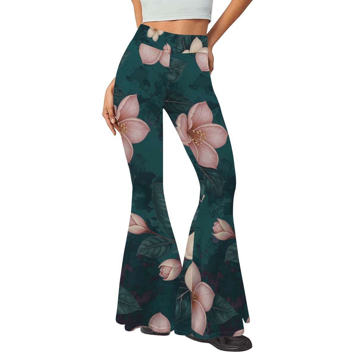 Women's Flare Yoga Pants 10plumeriatropikaop