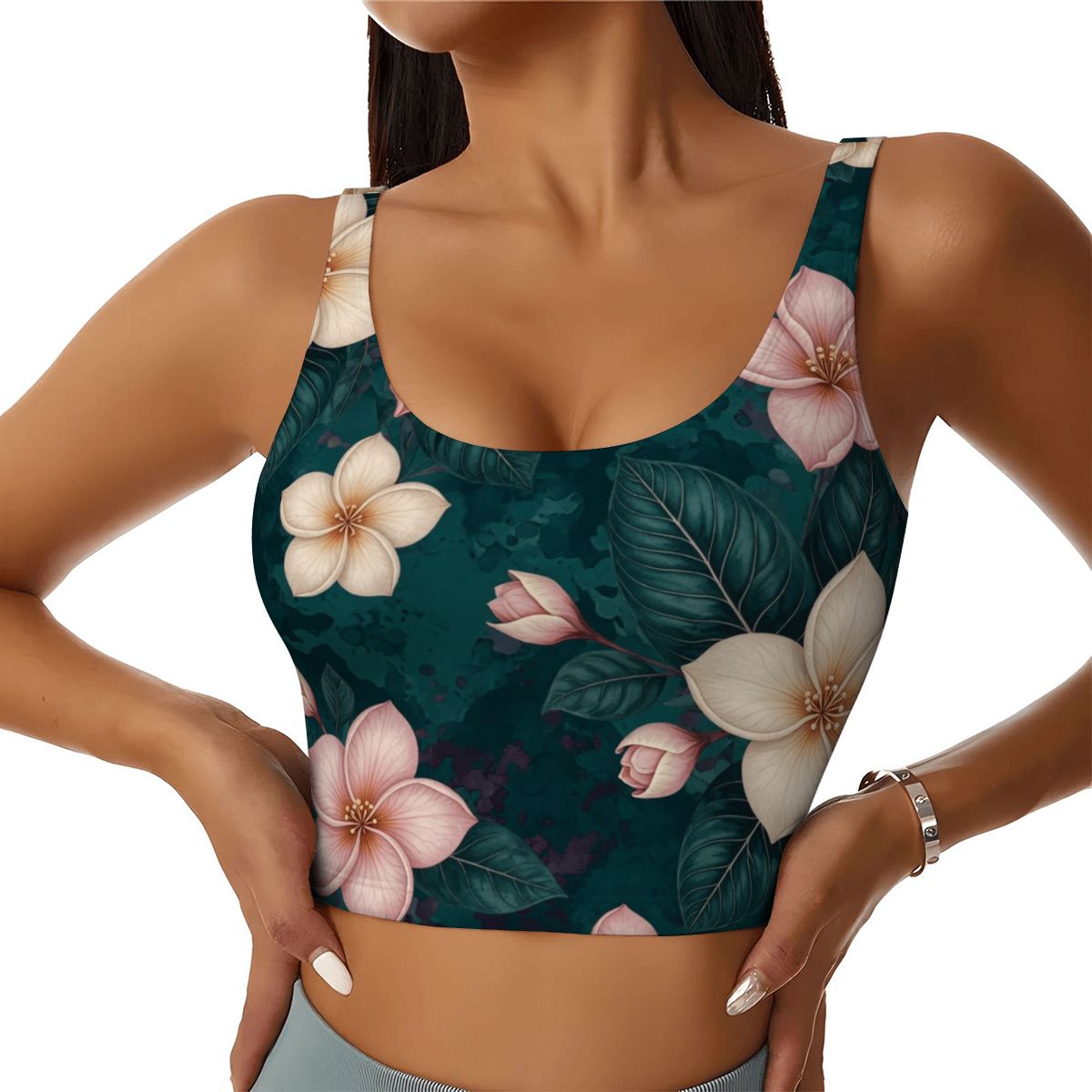Plumeria Tropik — Top na ramiączkach