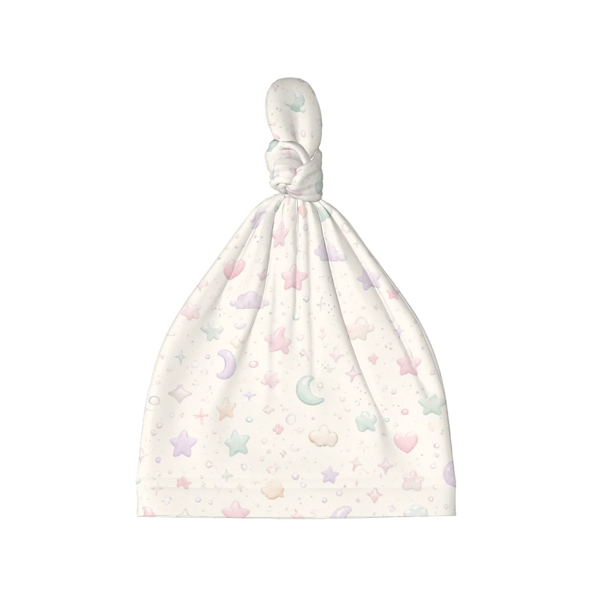 Baby Beanie Top Knot gwiazdkimikro
