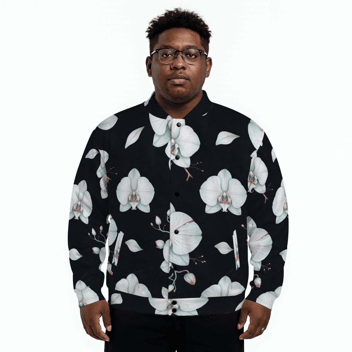 Buttonup Baseball Jacket 03orchideenocaop