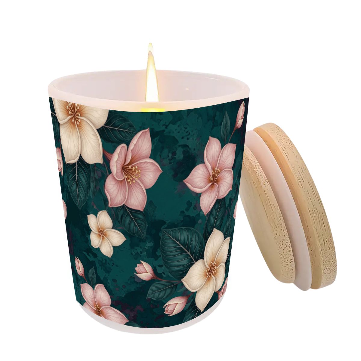Frosted Jar Scented Candle with Lid (6oz)