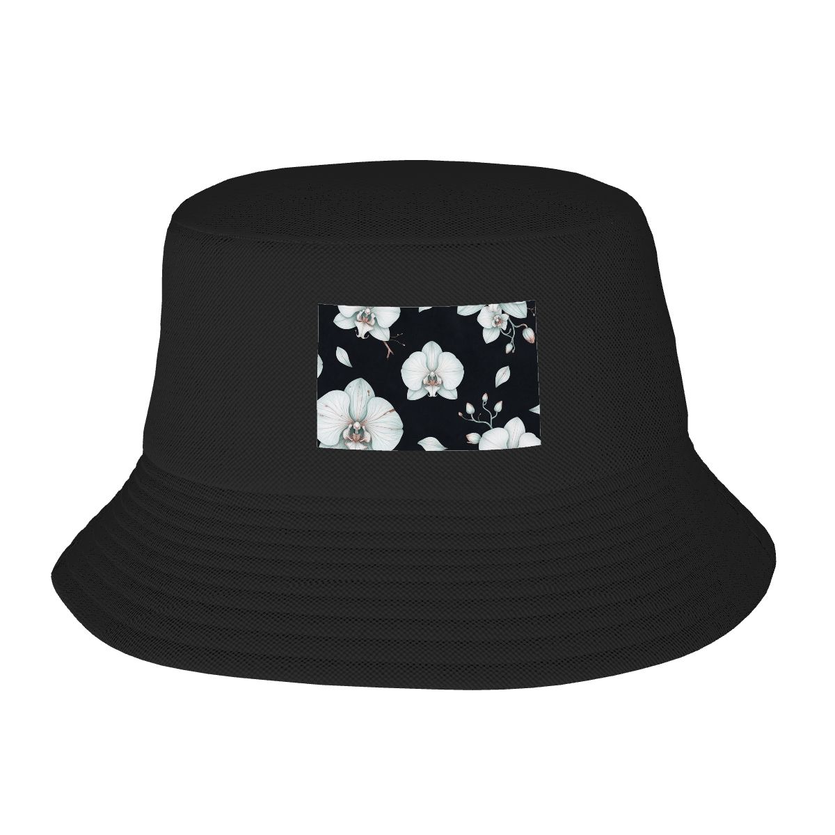 Double Layer Bucket Hat (Area Pattern) 03orchideenocaop