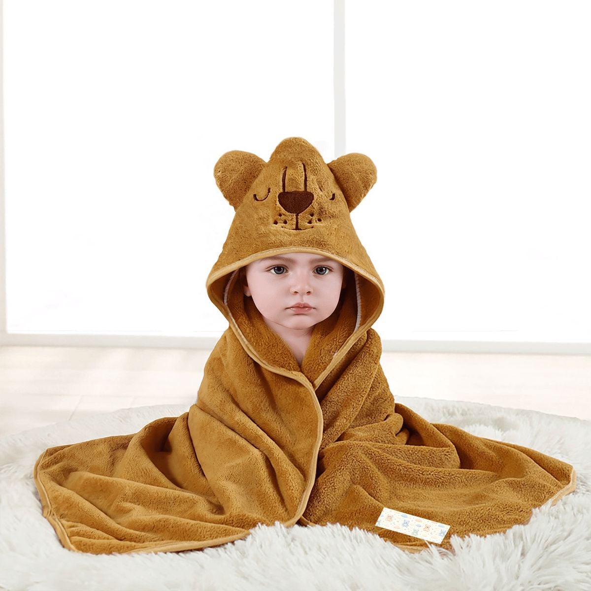 Hooded Baby Blanket misiechmurki
