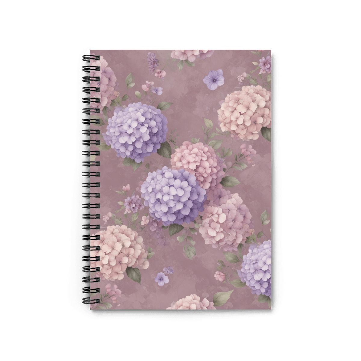 Spiral Notebook 08hortensjelawendaaop
