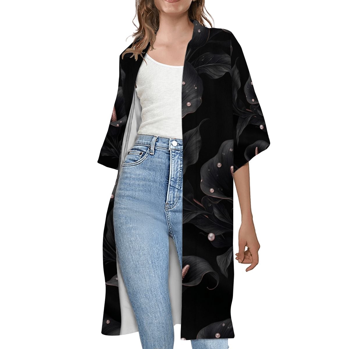 Women's Short Sleeve Cape 05kalienoiraop